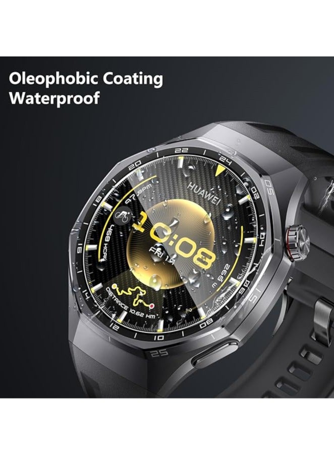 HablTech 3 Pcs Huawei Watch GT6 Pro 46MM Screen Protector, HD Premium Real Screen Protector Dustproof Anti-Scratch Bubble Free Tempered Glass Protection Film Smartwatch Accessories - Image 4